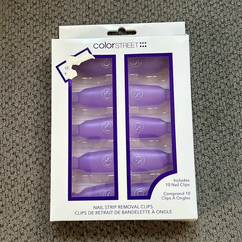 Color Street nail clips